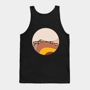 Original abstract modern minimalist design art Tank Top